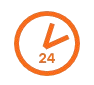Icono reloj 24