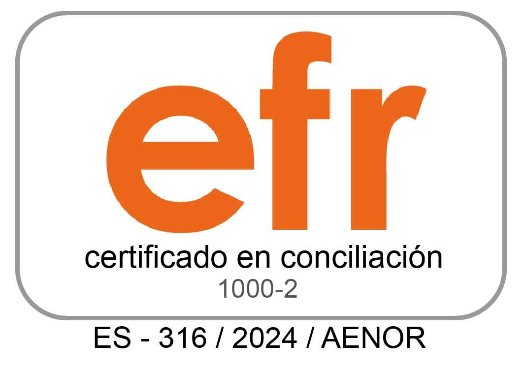 Certificado en conciliación - efr 1000-2